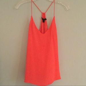 Coral J Crew Silk Cami